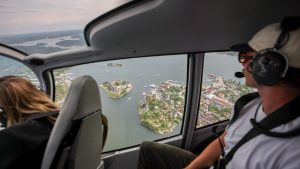Fortaleza de Vaxholm desde el aire