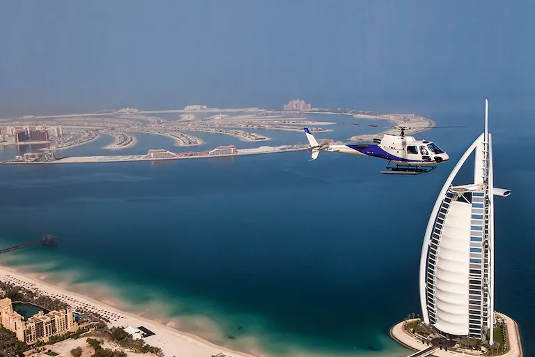 dubai heli over palm